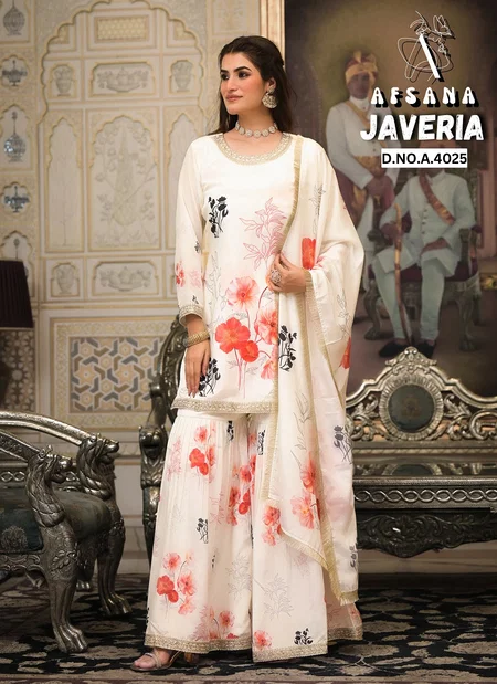 Javeria By Afsana Velly Chiffon Printed Readymade Suits Orders In India